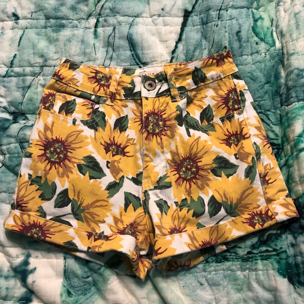 Sunflower Mom Shorts